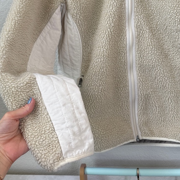 Patagonia Zip Up Jacket Fuzzy Off White Cream Size Large - Picture 4 of 12